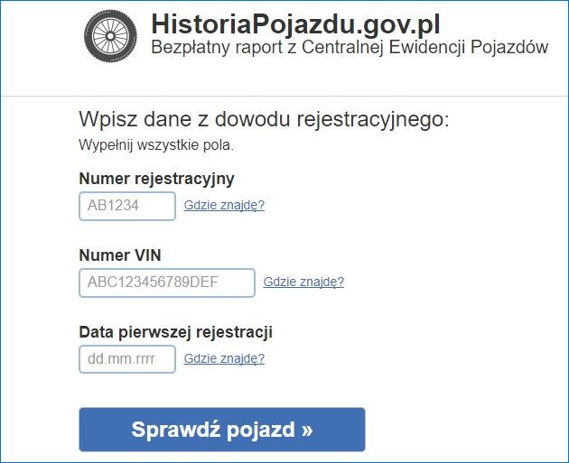 historiapojazdu