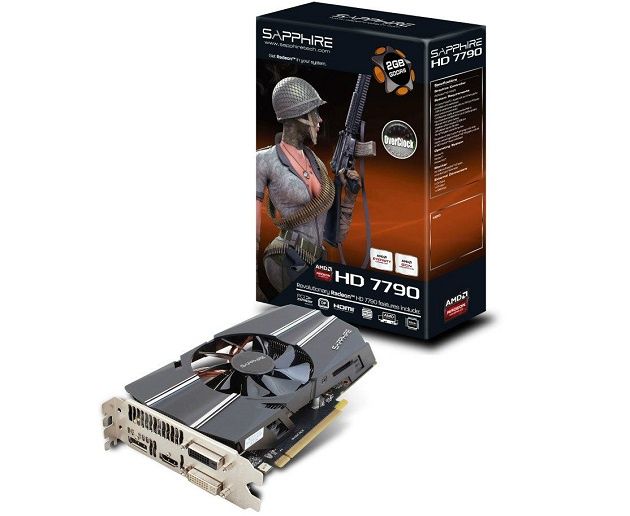 Sapphire Radeon HD 7790 OC 2 GB karta graficzna zdjęcie opakowanie