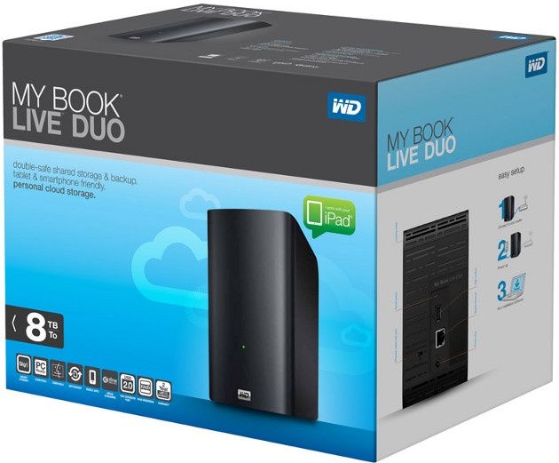 wd western digital my book live duo dysk opakowanie wygląd