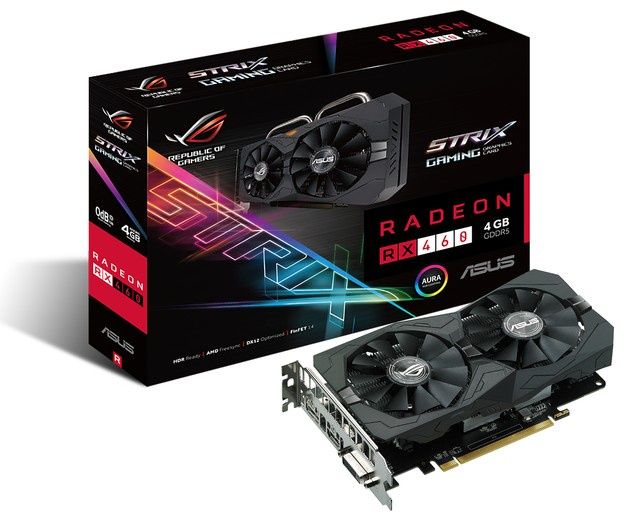ASUS Radeon RX 460 Strix 4G karta graficzna