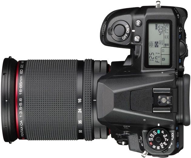 Pentax K-3 widok góra