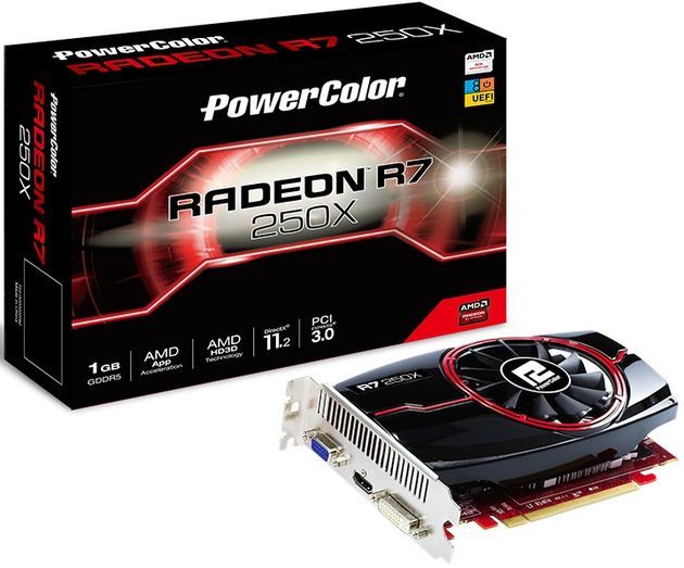 PowerColor R7 250X karta graficzna zdjęcie