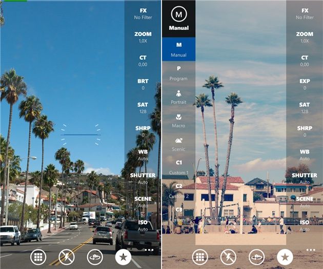 OneShot aplikacja fotografowanie Windows Phone