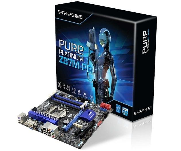 Sapphire Pure Platinum Z87M-PR płyta główna zdjęcie