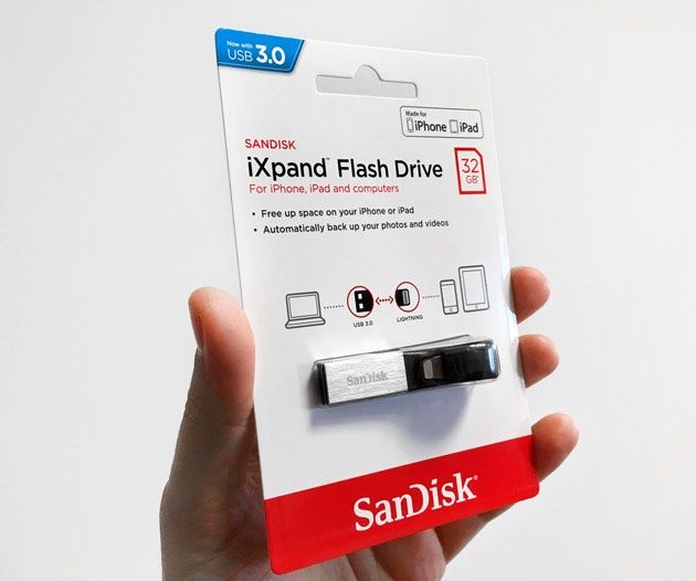 SanDisk iXpand - opakowanie