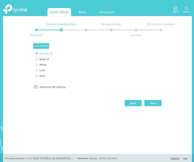 TP-Link Archer C6 - quick setup