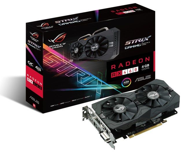 ASUS Radeon RX 460 Strix OC 4G karta graficzna
