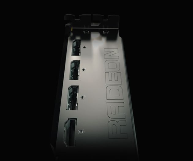 AMD Radeon R9 FURY X - śledź ze złączami