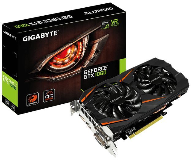 Gigabyte GeForce GTX 1060 WindForce OC 3G karta graficzna