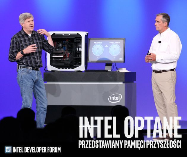Intel Optane - prezentacja technologii na targach IDF 2015