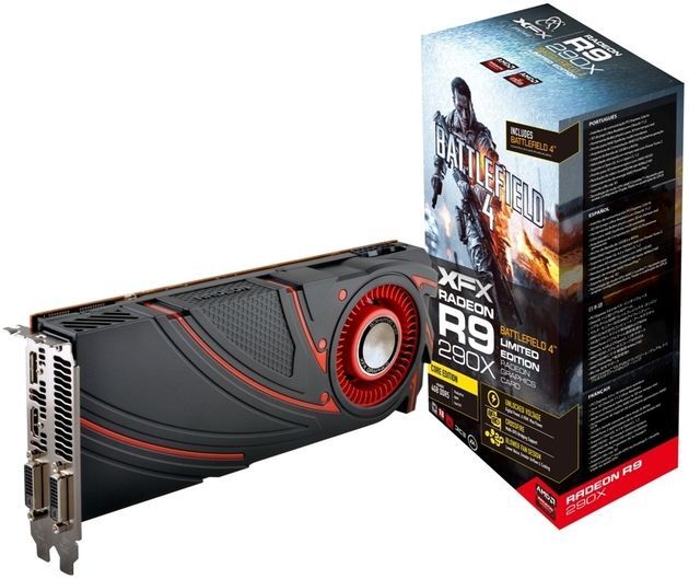 XFX Radeon R9 290X Battlefield 4 karta graficzna zdjęcie opakowanie