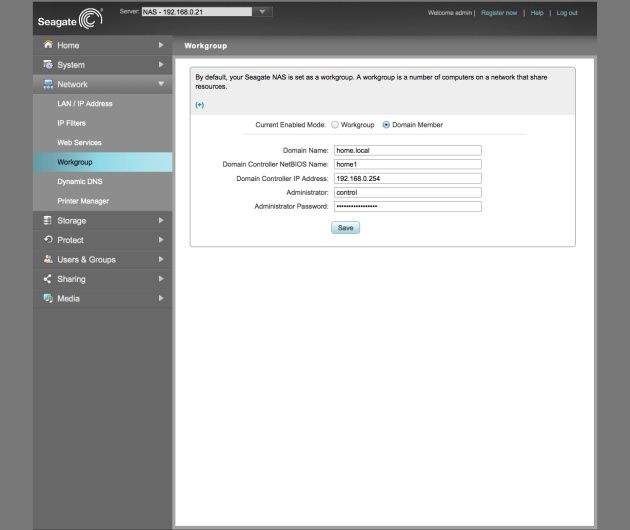 Seagate NAS Backup