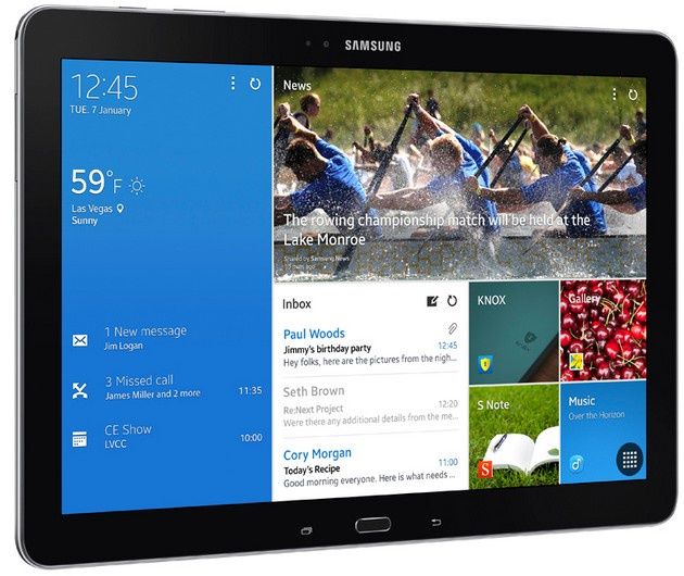 Samsung Galaxy NotePRO tablet przód