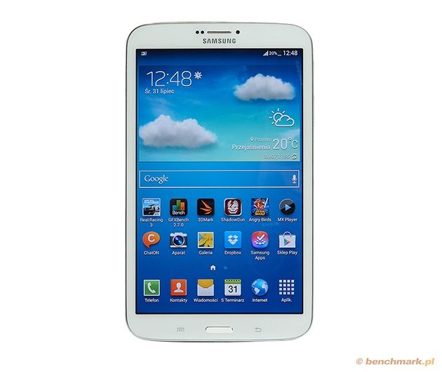 Samsung Galaxy Tab 3 8.0 - przód
