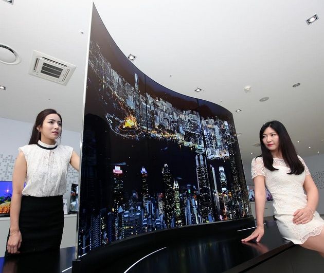 LG OLED falisty