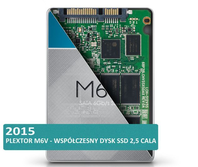 Historia dysków twardych HDD i SSD - Plextor M6V dysk SSD
