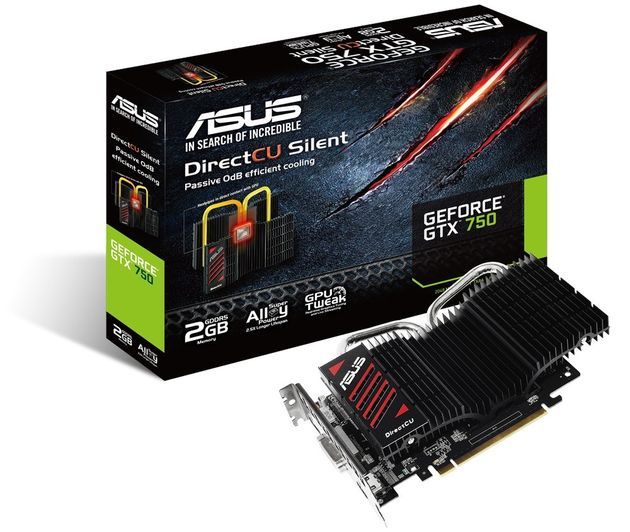 ASUS GeForce GTX 750 DirectCU Silent karta graficzna