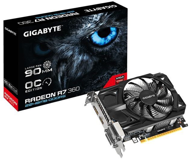 Gigabyte Radeon R7 360 OC karta graficzna