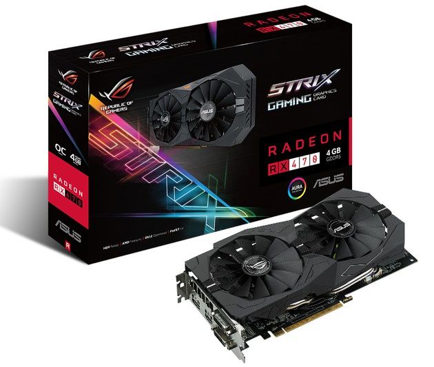 ASUS Radeon RX 470 Strix OC 4G karta graficzna