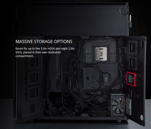 Corsair 1000D obudowa hdd ssd