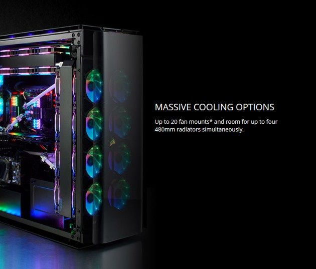 Corsair 1000D obudowa chłodzenie