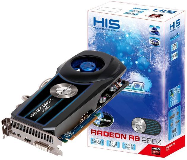 HIS R9 280X IceQ karta graficzna zdjęcie opakowanie