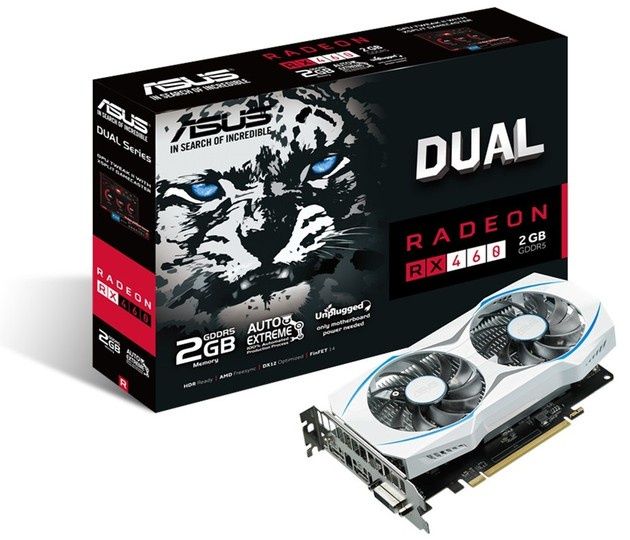 ASUS Radeon RX 460 Dual 2G karta graficzna