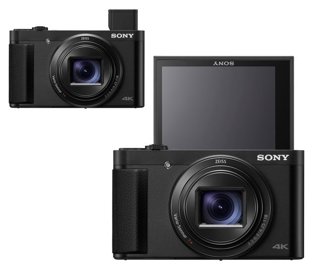 Sony HX99 i HX95 ekran wizjer