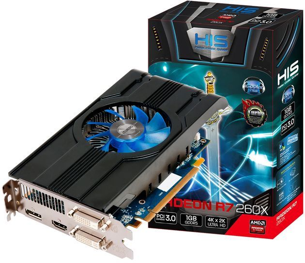 HIS R7 260X iCooler Turbo karta graficzna zdjęcie opakowanie