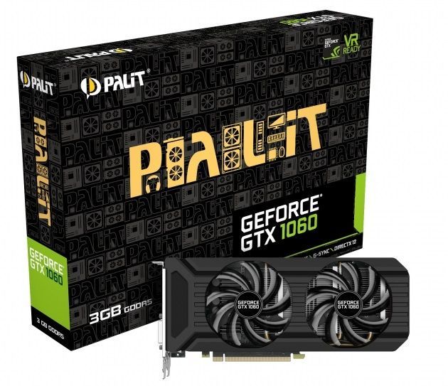 Palit GeForce GTX 1060 Dual 3G karta graficzna