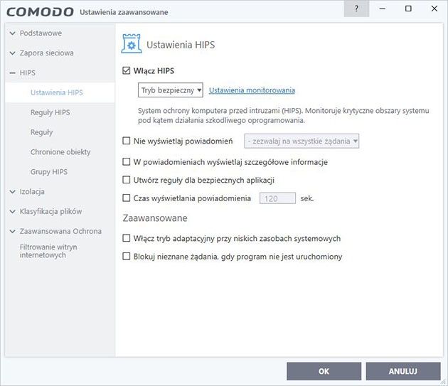 Comodo Free Firewall - dobry darmowy firewall