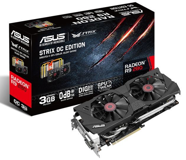 ASUS Radeon R9 280 Strix OC karta graficzna
