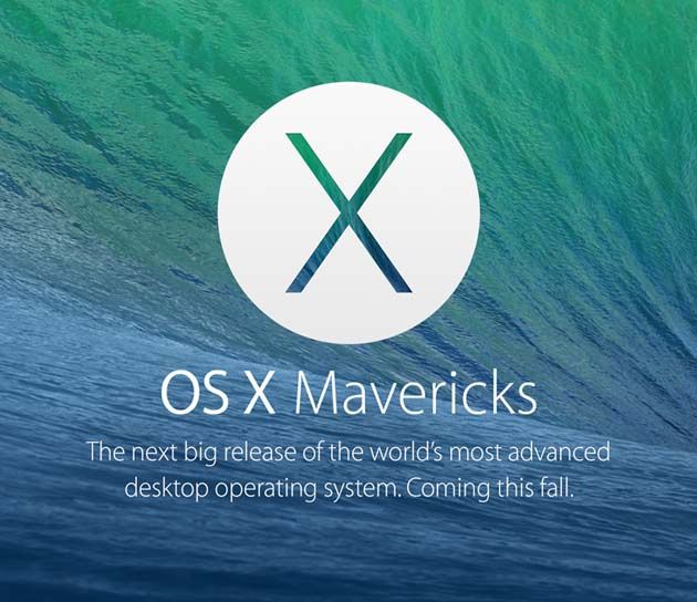 Mavericks Mac OS X