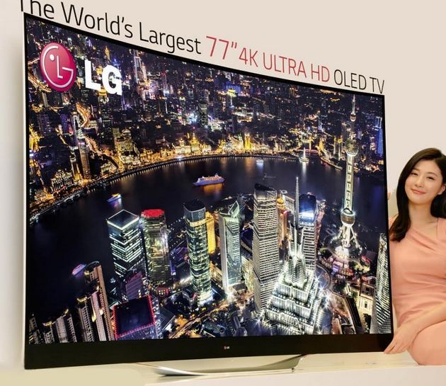 LG 77EC9800 TV bok