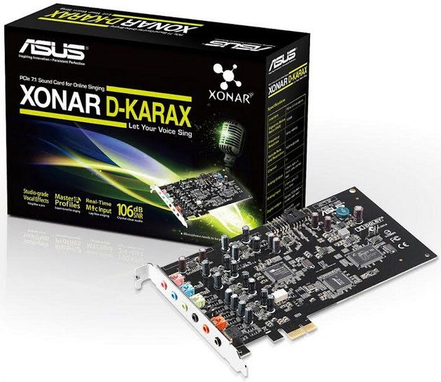 ASUS Xonar D-KARAX karta dźwiękowa pudełko