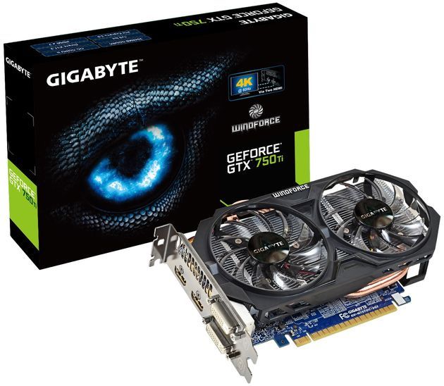 Gigabyte GeForce GTX 750 Ti karta graficzna zdjęcie