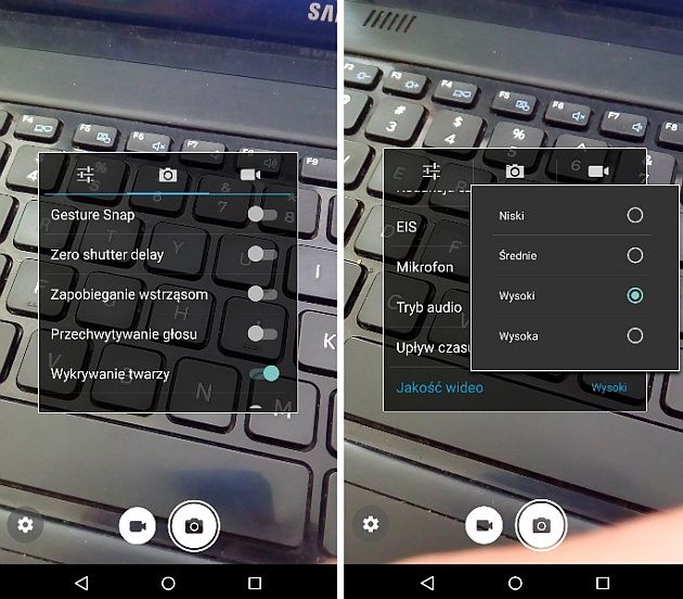 Archos Diamond Plus - interfejs aparatu
