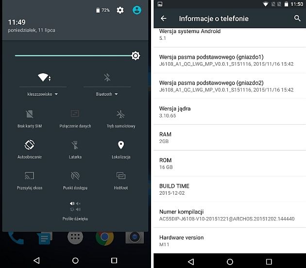 Archos Diamond Plus informacje