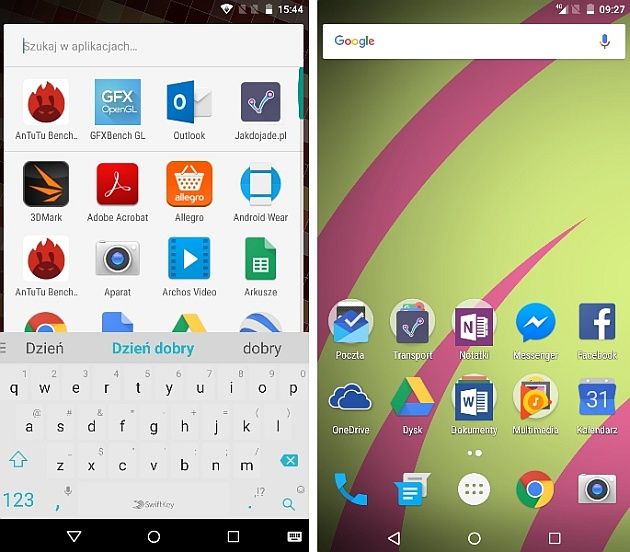 Archos Diamond Plus interfejs