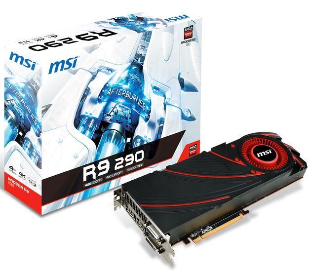 MSI Radeon R9 290 karta graficzna zdjęcie