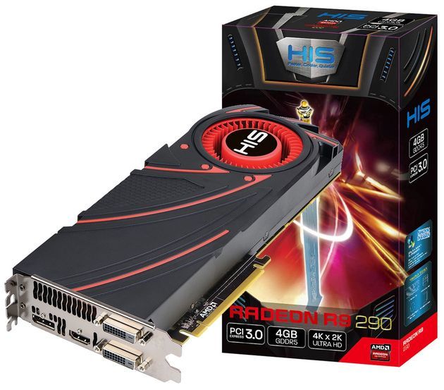 HIS Radeon R9 290 karta graficzna zdjęcie