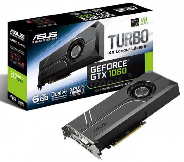 ASUS GeForce GTX 1060 Turbo karta graficzna