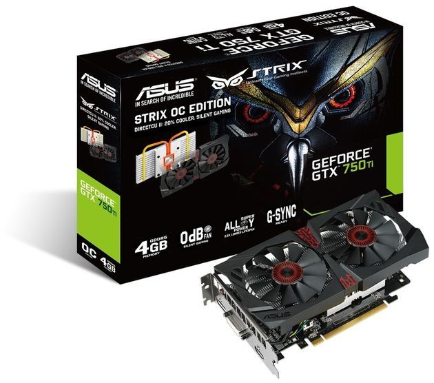 ASUS GeForce GTX 750 Ti Strix OC 4GB karta graficzna