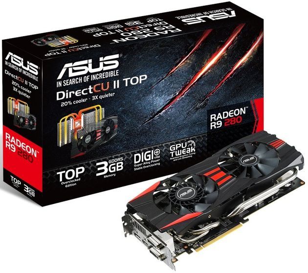 ASUS Radeon R9 280 DirectCU II TOP karta graficzna