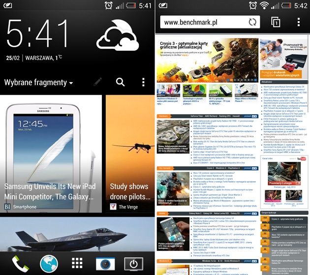 HTC przeglądarka