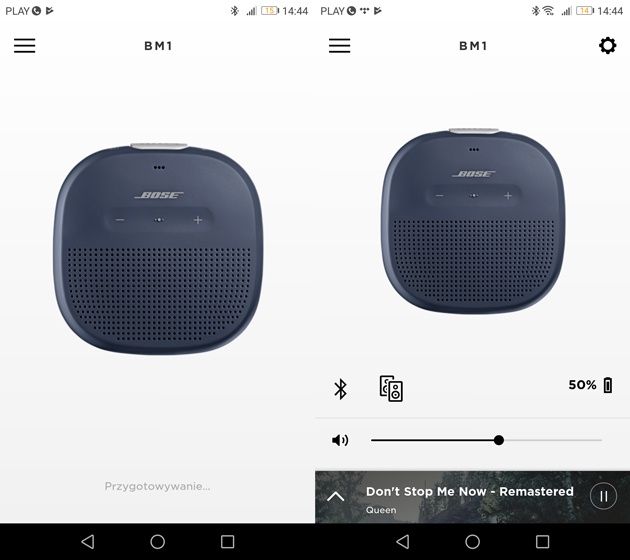 Bose Connect - łączenie z urządzeniem