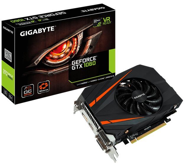 Gigabyte GeForce GTX 1060 Mini ITX OC 3G karta graficzna
