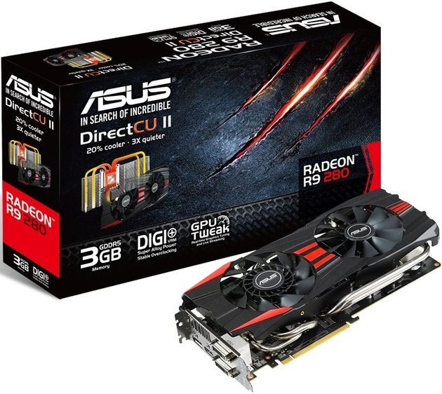 ASUS Radeon R9 280 DirectCU II karta graficzna