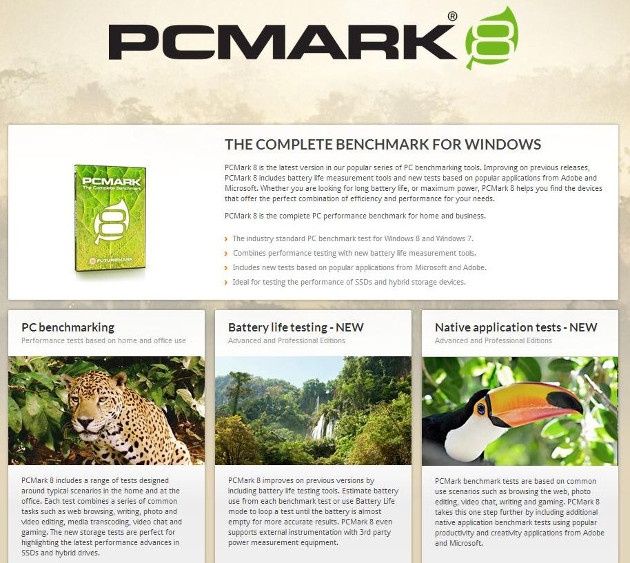 pcmark 8 futuremark benchmark oferta informacje