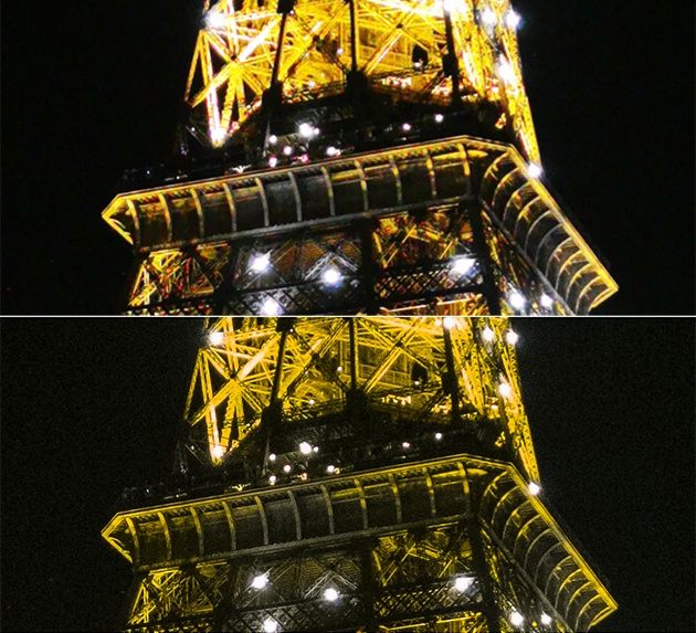 Huawei P30 Pro porównanie wieża Eiffel